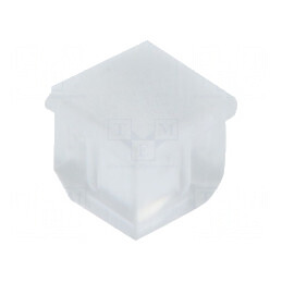 Tub LED pătrată 3,3x3,3mm convex | Electronic-mag.ro | Componente Electronice