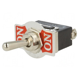 Comutator basculant SPDT ON-ON 10A/250VAC 2 poziții | Electronic-mag.ro | Componente Electronice