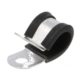 Clipsuri Øbuclă 11mm W 12,7mm oţel cu protecţie PVC | Electronic-mag.ro | Componente Electronice