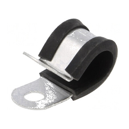 Clipsuri Øbuclă 11mm W 12,7mm oţel cu protecţie PVC | Electronic-mag.ro | Componente Electronice