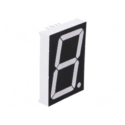 Afișaj LED 7 segmente 38,1mm roșu 60mcd | Electronic-mag.ro | Componente Electronice