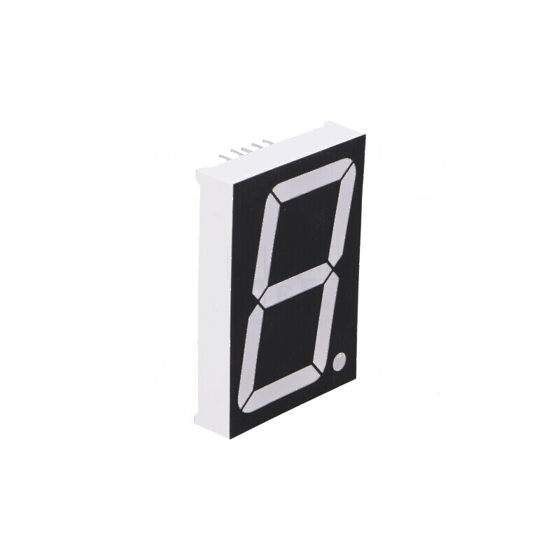 Afișaj LED 7 segmente 38,1mm roșu 60mcd | Electronic-mag.ro | Componente Electronice
