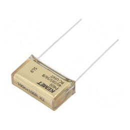 Condensator de hârtie X2 100nF 275VAC 20,3mm THT P409 | Electronic-mag.ro | Componente Electronice