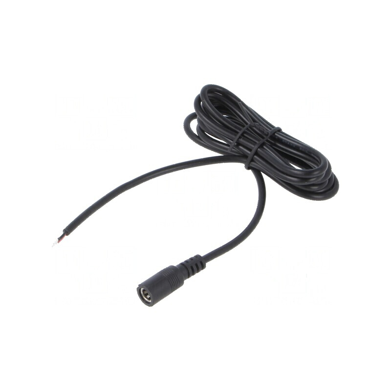 Cablu DC 5,5/2,5 soclu drept negru 1,5m 2x0,5mm2 -20÷80°C | Electronic-mag.ro | Componente Electronice Cablu DC 5,5/2,5 soclu drept negru 1,5m 2x0,5mm2 -20÷80°C | Electronic-mag.ro | Componente Electronice