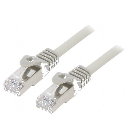 Cabluri patch S/FTP 6a 0,25m LSZH gri 27AWG Cablexpert | Electronic-mag.ro | Componente Electronice