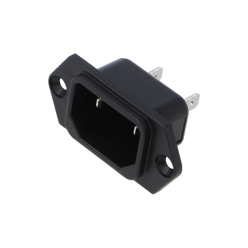Conector alimentare AC soclu tată 10A 250VAC IEC 60320 C18 | Electronic-mag.ro | Componente Electronice Conector alimentare AC soclu tată 10A 250VAC IEC 60320 C18 | Electronic-mag.ro | Componente Electronice