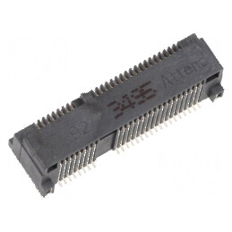 Conector PCI Express mini orizontal SMT aurit PIN 52 0,5A | Electronic-mag.ro | Componente Electronice