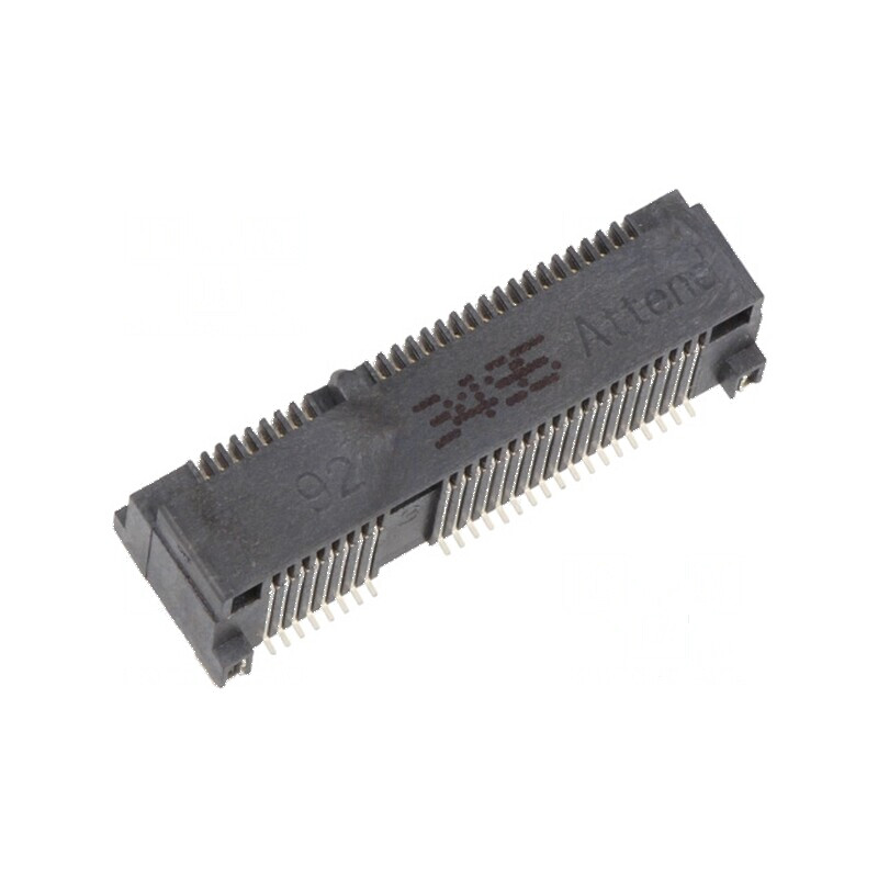 Conector PCI Express mini orizontal SMT aurit PIN 52 0,5A | Electronic-mag.ro | Componente Electronice Conector PCI Express mini orizontal SMT aurit PIN 52 0,5A | Electronic-mag.ro | Componente Electronice