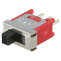Comutator glisant SPDT 3A 120VAC 28VDC ON-ON THT | Electronic-mag.ro | Componente Electronice