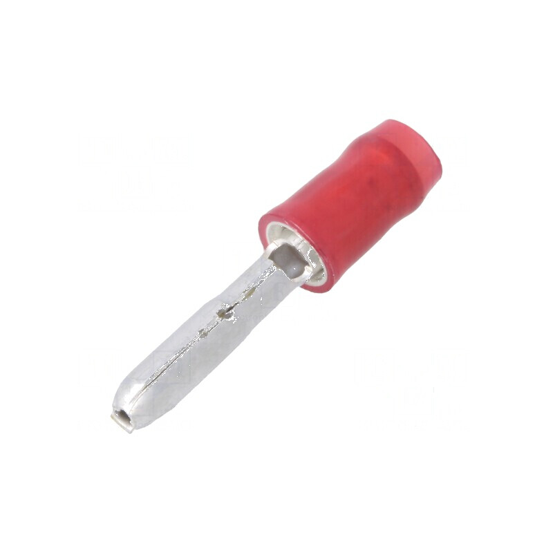 Terminal rotund tată Ø 3mm 0,5-1,5mm² crimpat pe cablu | Electronic-mag.ro | Componente Electronice