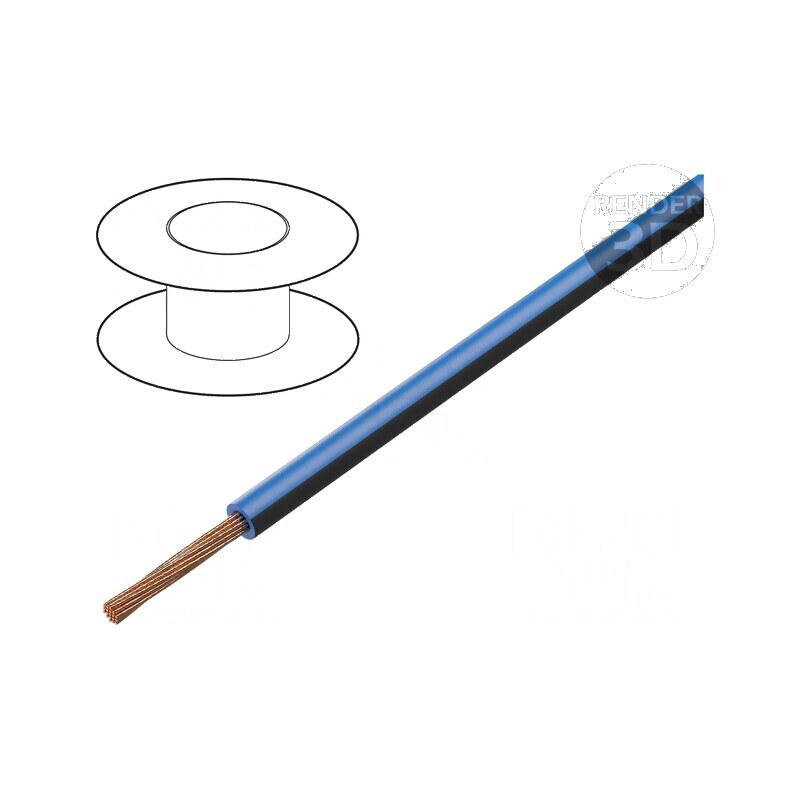 Cablu FLRY-B 1x0,5mm2 litat Cu PVC albastru-negru 60V | Electronic-mag.ro | Componente Electronice Cablu FLRY-B 1x0,5mm2 litat Cu PVC albastru-negru 60V | Electronic-mag.ro | Componente Electronice
