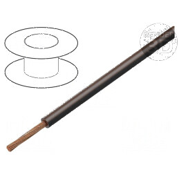 Cablu FLRY-B 1x0,5mm2 litat Cu PVC maro-negru 60V | Electronic-mag.ro | Componente Electronice