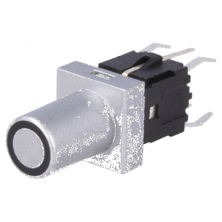 Comutator tastatură SPST-NO 0,05A/12VDC cu LED argintie Poz: 2 | Electronic-mag.ro | Componente Electronice