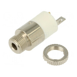 Conector Jack 2,5mm Soclu Mamă Stereo Piste 3 Drept Lipire | Electronic-mag.ro | Componente Electronice