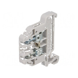 Term.îmbinare de şine 0,5-2,5mm2 gri TS35 cu 2 borne | Electronic-mag.ro | Componente Electronice