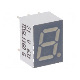Afişaj LED 7 segmente 7mm 0,28 portocaliu-roşu | Electronic-mag.ro | Componente Electronice