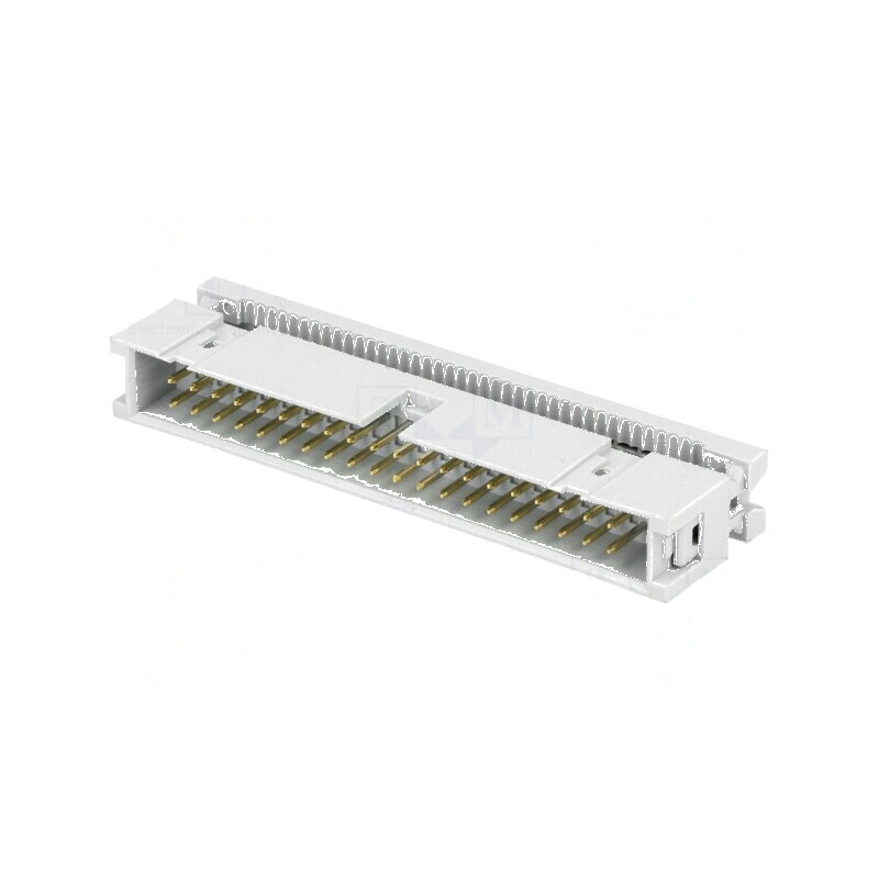 Conector IDC mufă tată 40 PIN 1,27mm pentru cablu-bandă | Electronic-mag.ro | Componente Electronice