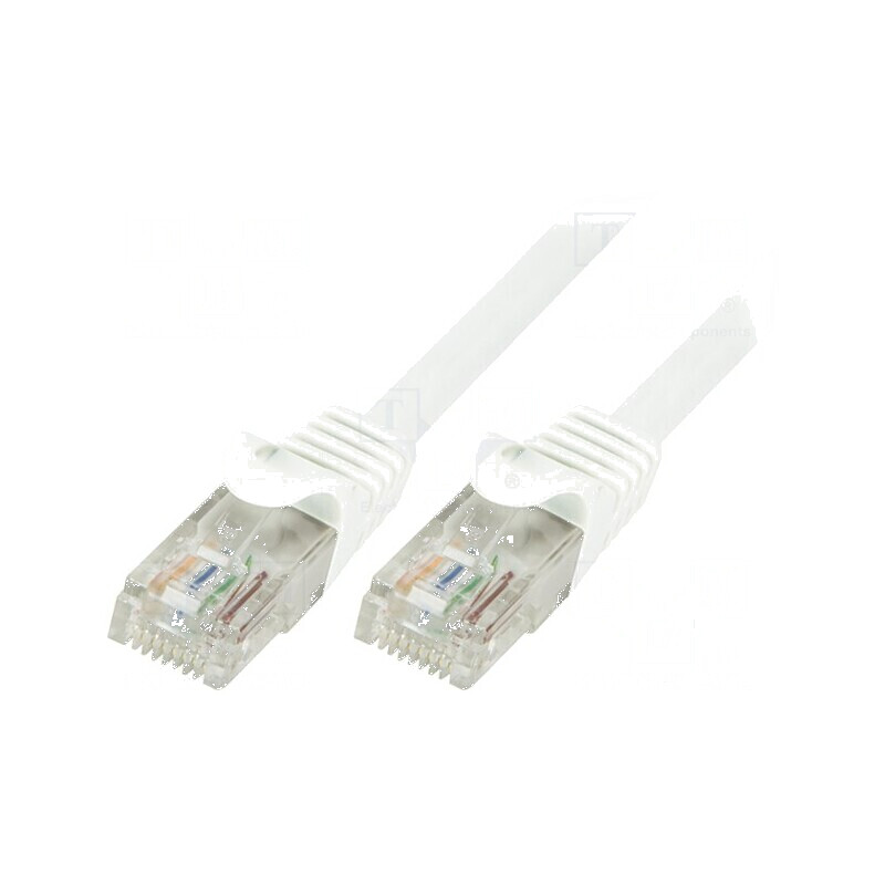 Cablul Patch U/UTP 6 litat CCA PVC alb 1m 24AWG | Electronic-mag.ro | Componente Electronice Cablul Patch U/UTP 6 litat CCA PVC alb 1m 24AWG | Electronic-mag.ro | Componente Electronice