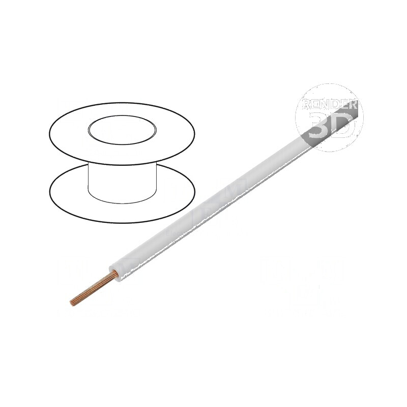 Cablu FlexiPlast-E 1x0,5mm2 litat Cu alb 500V 10A | Electronic-mag.ro | Componente Electronice Cablu FlexiPlast-E 1x0,5mm2 litat Cu alb 500V 10A | Electronic-mag.ro | Componente Electronice