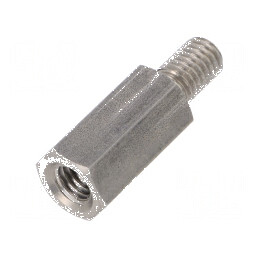 Piuliță distanțieră filetată M8 25mm | Electronic-mag.ro | Componente Electronice