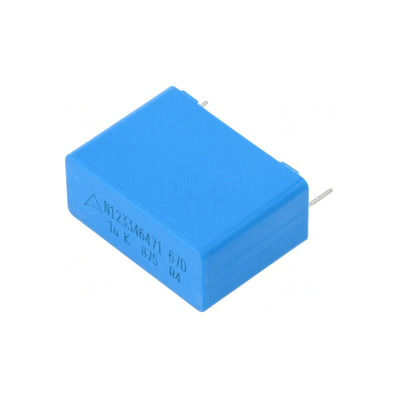 Condensator polipropilenă 1uF THT ±10% 27,5mm 875VDC | Electronic-mag.ro | Componente Electronice
