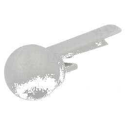 Indicator plastic gri cu fixare prin apăsare sferă | Electronic-mag.ro | Componente Electronice