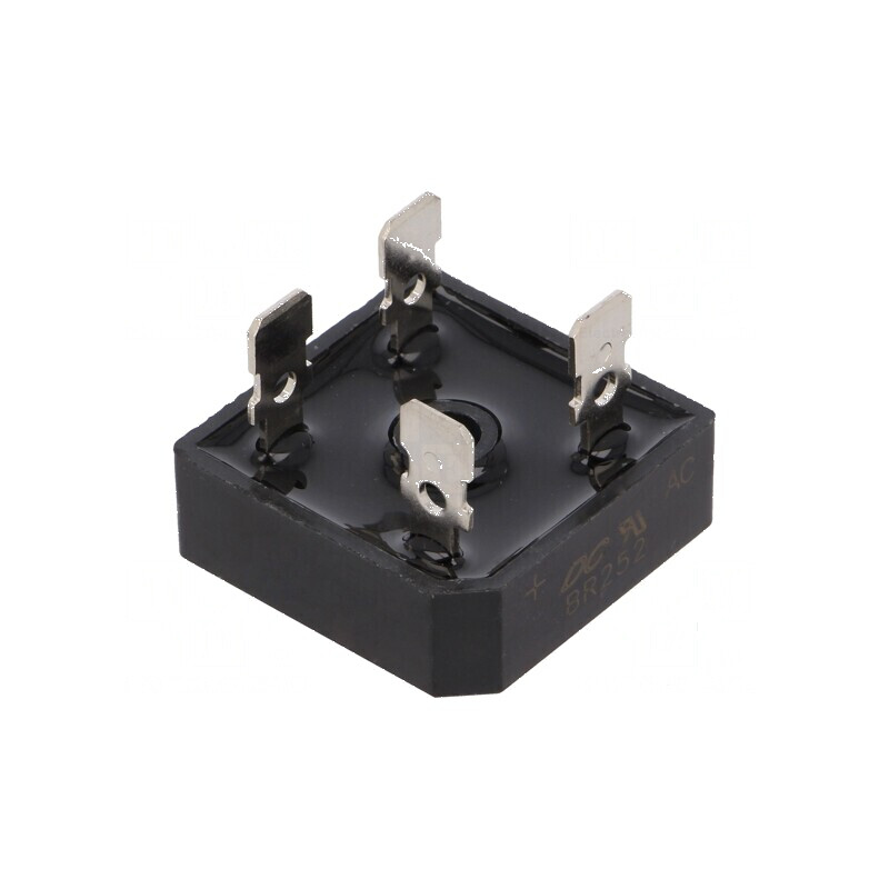 Punte redresoare monofazat Urmax 200V 25A 400A BR-25 | Electronic-mag.ro | Componente Electronice