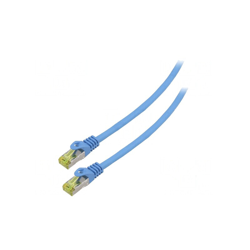 Patch cord S/FTP 6a 0,5m LSZH albastru 27AWG | Electronic-mag.ro | Componente Electronice Patch cord S/FTP 6a 0,5m LSZH albastru 27AWG | Electronic-mag.ro | Componente Electronice