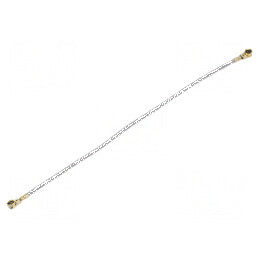 Cablu U.FL mamă 0,1m unghi 90° | Electronic-mag.ro | Componente Electronice