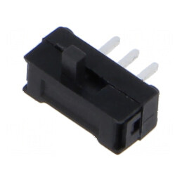 Comutator glisant SPDT 0,1A/12VDC ON-ON THT | Electronic-mag.ro | Componente Electronice