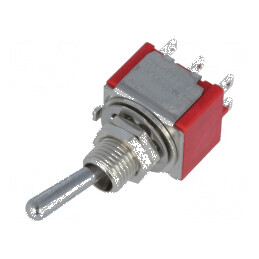 Comutator basculant DPDT ON-ON 2A/250VAC 5A/28VDC | Electronic-mag.ro | Componente Electronice