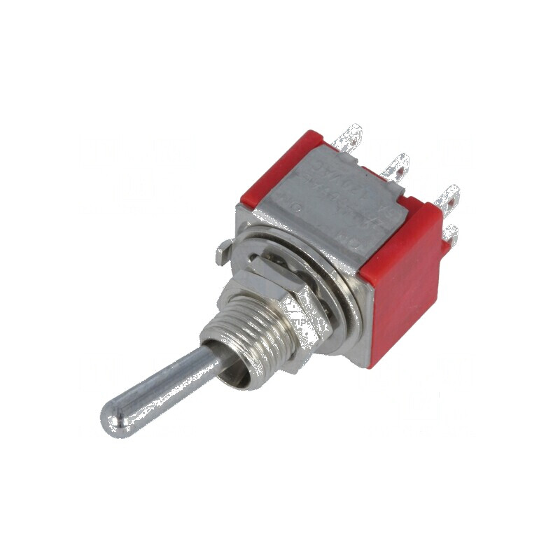 Comutator basculant DPDT ON-ON 2A/250VAC 5A/28VDC | Electronic-mag.ro | Componente Electronice