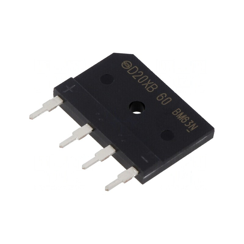 Punte redresoare monofazată Urmax 600V 20A 240A | Electronic-mag.ro | Componente Electronice