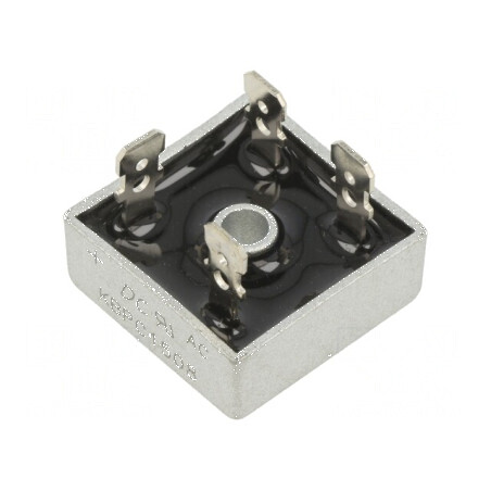 Punte redresoare monofazat Urmax 800V 15A 300A MB-25 | Electronic-mag.ro | Componente Electronice
