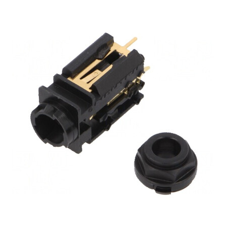 Conector Jack 6,3mm mamă stereo THT 3 piste | Electronic-mag.ro | Componente Electronice