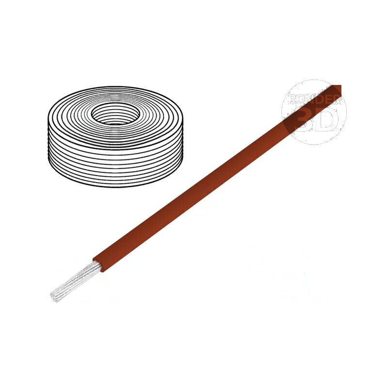 Cablu litat 18AWG PVC maro 300V 30m | Electronic-mag.ro | Componente Electronice Cablu litat 18AWG PVC maro 300V 30m | Electronic-mag.ro | Componente Electronice