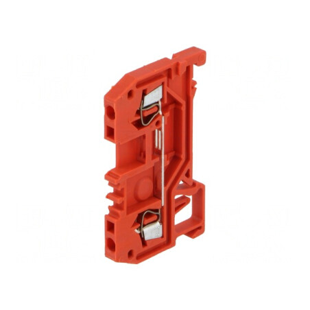 Conector îmbinare șine 0,08-1,5mm² 2 borne roșu 279 | Electronic-mag.ro | Componente Electronice