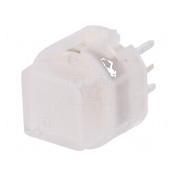 Comutator tastatură Poz 2 SPST-NO 0,01A 35VDC LED incolor | Electronic-mag.ro | Componente Electronice