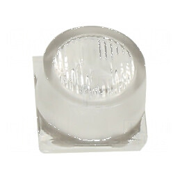 Lentilă LED pătrată PMMA 40°-76° H: 8,9mm | Electronic-mag.ro | Componente Electronice