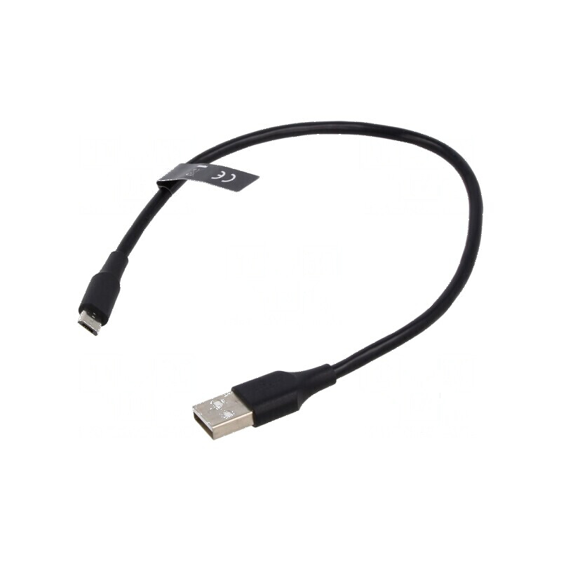 Cablu USB 2.0 A la micro B 0,25m nichelat | Electronic-mag.ro | Componente Electronice Cablu USB 2.0 A la micro B 0,25m nichelat | Electronic-mag.ro | Componente Electronice