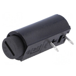 Clemă siguranţe cilindrice THT 5x20mm 10A UL94V-0 | Electronic-mag.ro | Componente Electronice