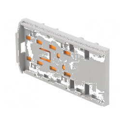 Adaptor şină gri PTFIX TS35 compatibil pentru montaj pe șină DIN | Electronic-mag.ro | Componente Electronice