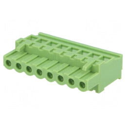 Regletă de conexiuni deconectabilă 5,08mm cu 8 piste mamă | Electronic-mag.ro | Componente Electronice