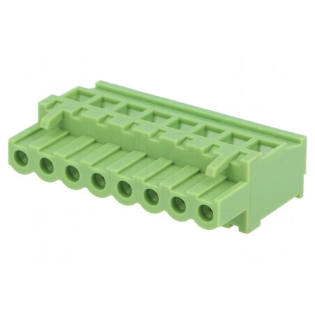 Regletă de conexiuni deconectabilă 5,08mm cu 8 piste mamă | Electronic-mag.ro | Componente Electronice
