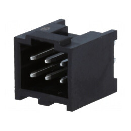 Conector dreptunghiular C-Grid III 2,54mm 6 PIN soclu tată | Electronic-mag.ro | Componente Electronice