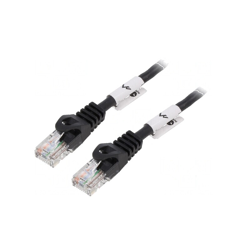 Cablul de rețea U/UTP 5e 2m CCA PVC negru 26AWG | Electronic-mag.ro | Componente Electronice Cablul de rețea U/UTP 5e 2m CCA PVC negru 26AWG | Electronic-mag.ro | Componente Electronice
