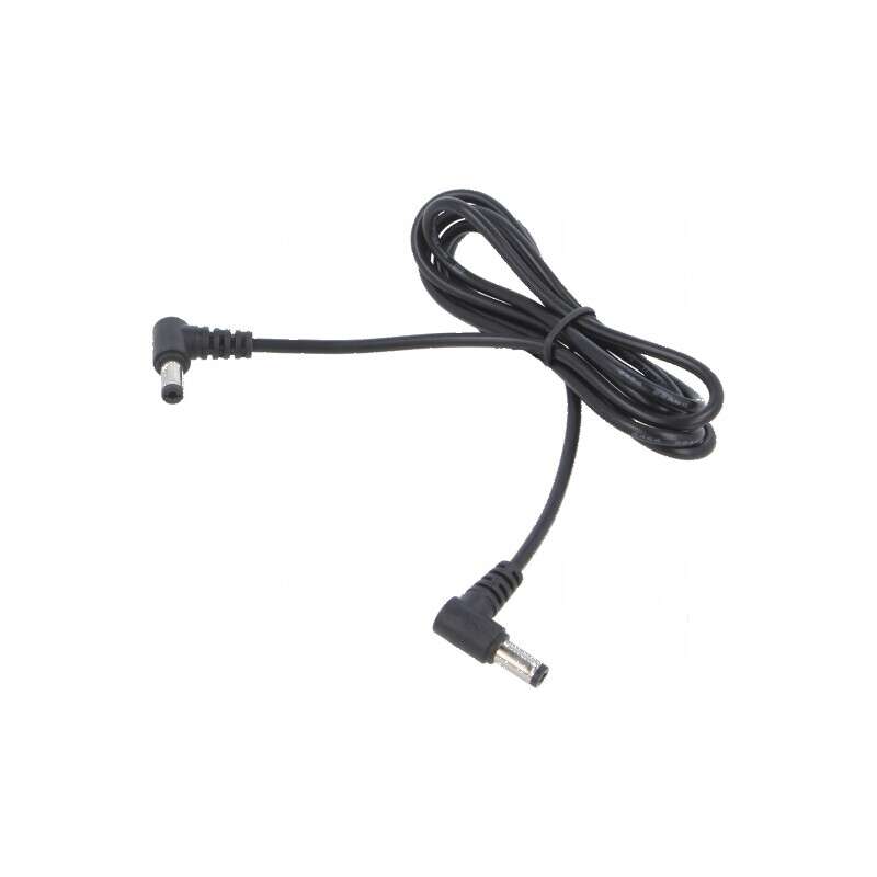 Cablu DC 5,5/2,1 mufe x2 drept negru 1,2m 2x0,5mm² | Electronic-mag.ro | Componente Electronice Cablu DC 5,5/2,1 mufe x2 drept negru 1,2m 2x0,5mm² | Electronic-mag.ro | Componente Electronice