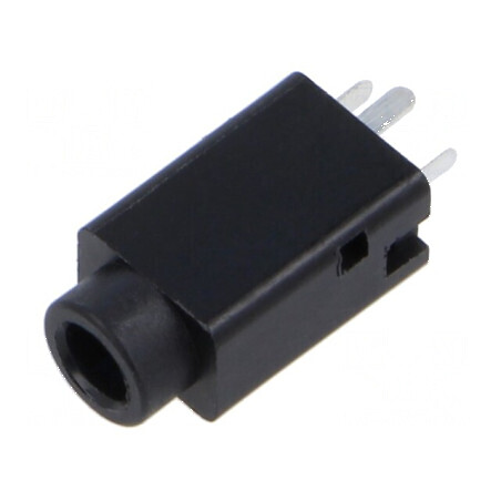 Conector Jack 3,5mm Soclu Mamă Stereo THT 3 Piste Drept | Electronic-mag.ro | Componente Electronice