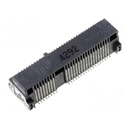 Conector PCI Express Mini Orizontal SMT Aurit 52 PIN 0,5A | Electronic-mag.ro | Componente Electronice