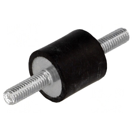 Atenuator de vibraţii M6 20mm gumă 20mm 260N 52N/mm | Electronic-mag.ro | Componente Electronice